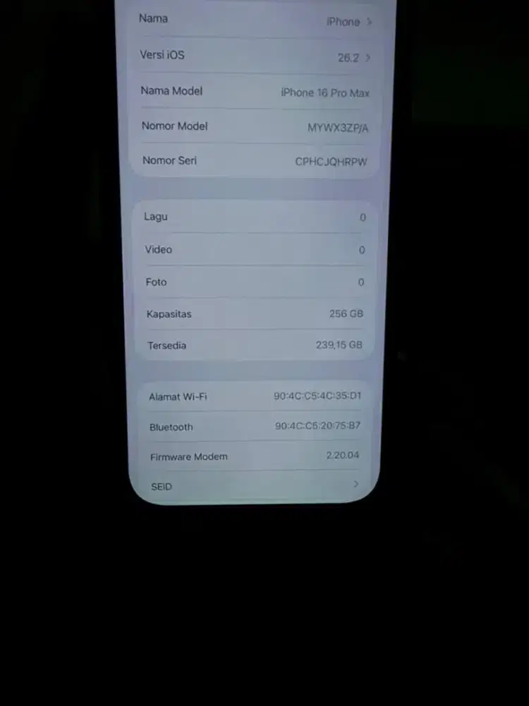 iphone 16 pro max 256 dessert beacukai setara ibox