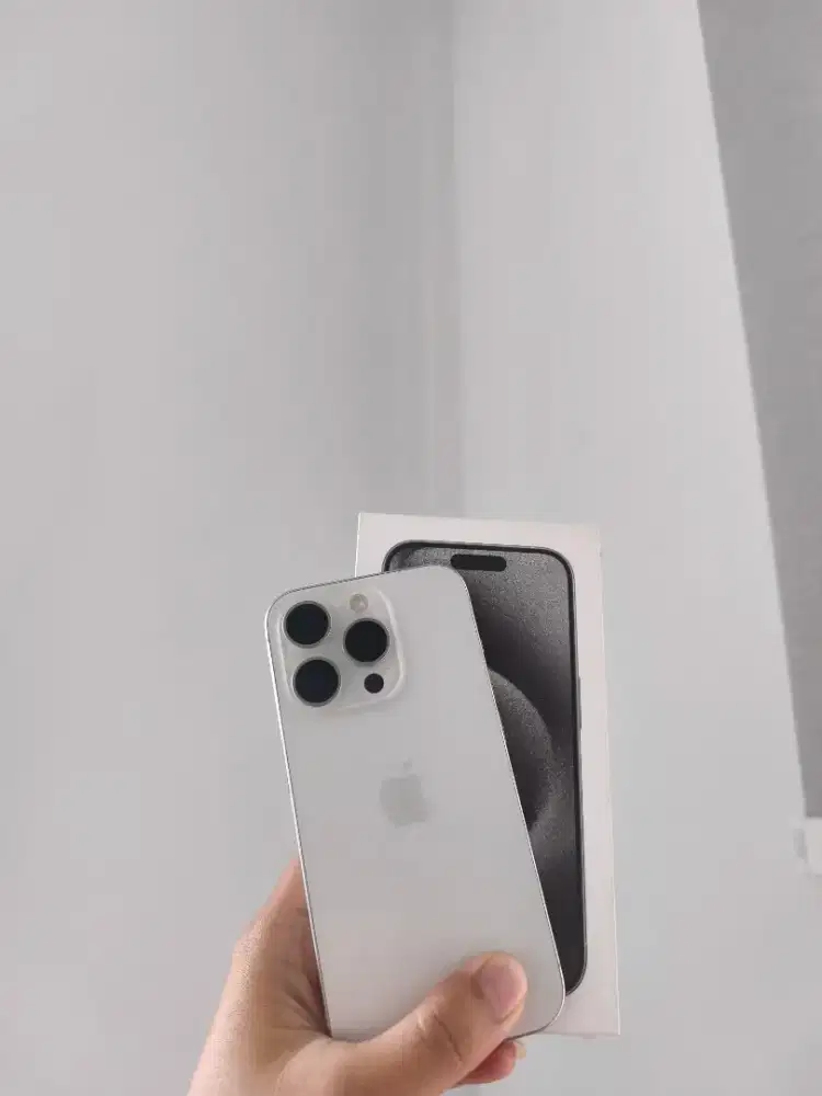iPhone 15 pro 128GB iBox - White Titanium