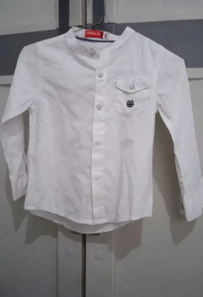 Kemeja Koko anak Osella 6 tahun, baju koko anak 6 tahun,atasan muslim