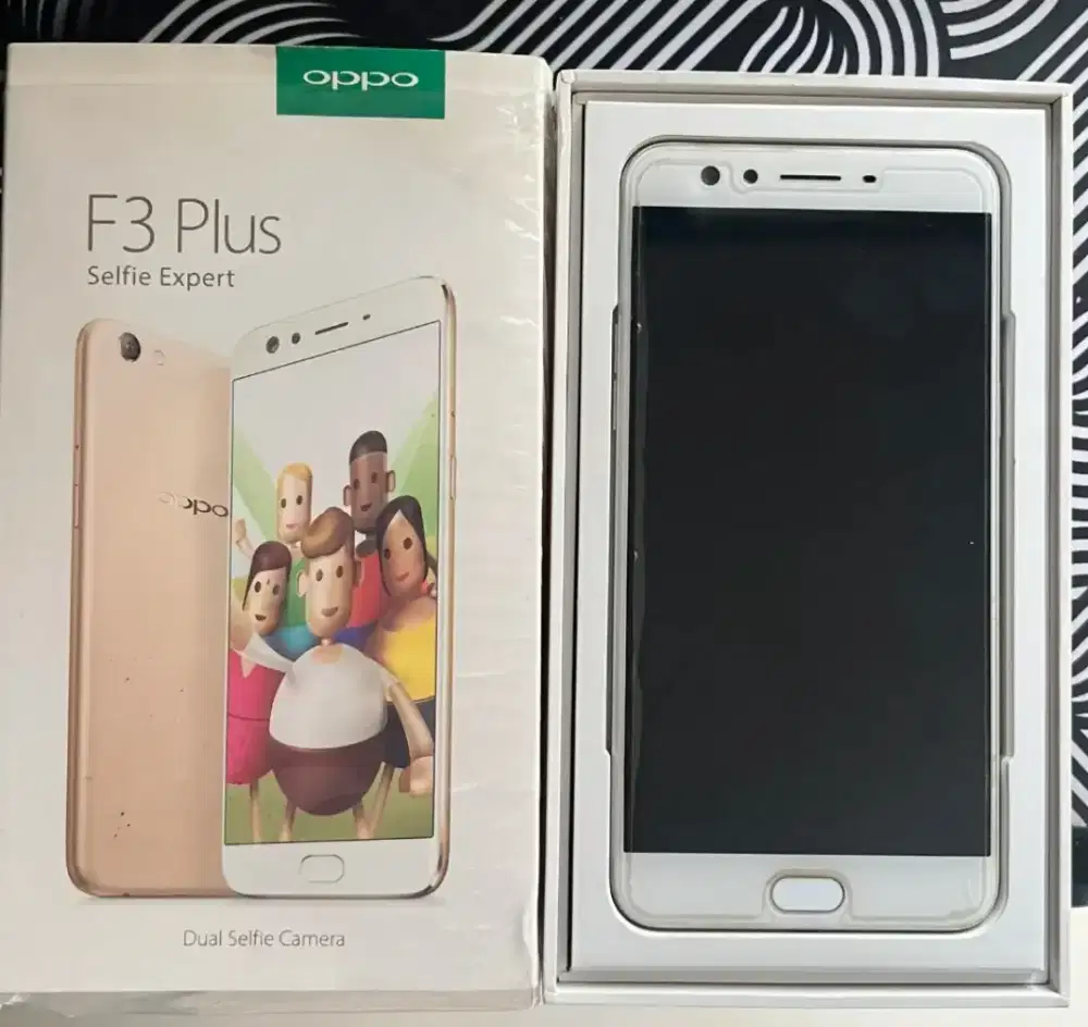 Dijual Oppo F3 plus 4/64 lkp mulus kondisi mati