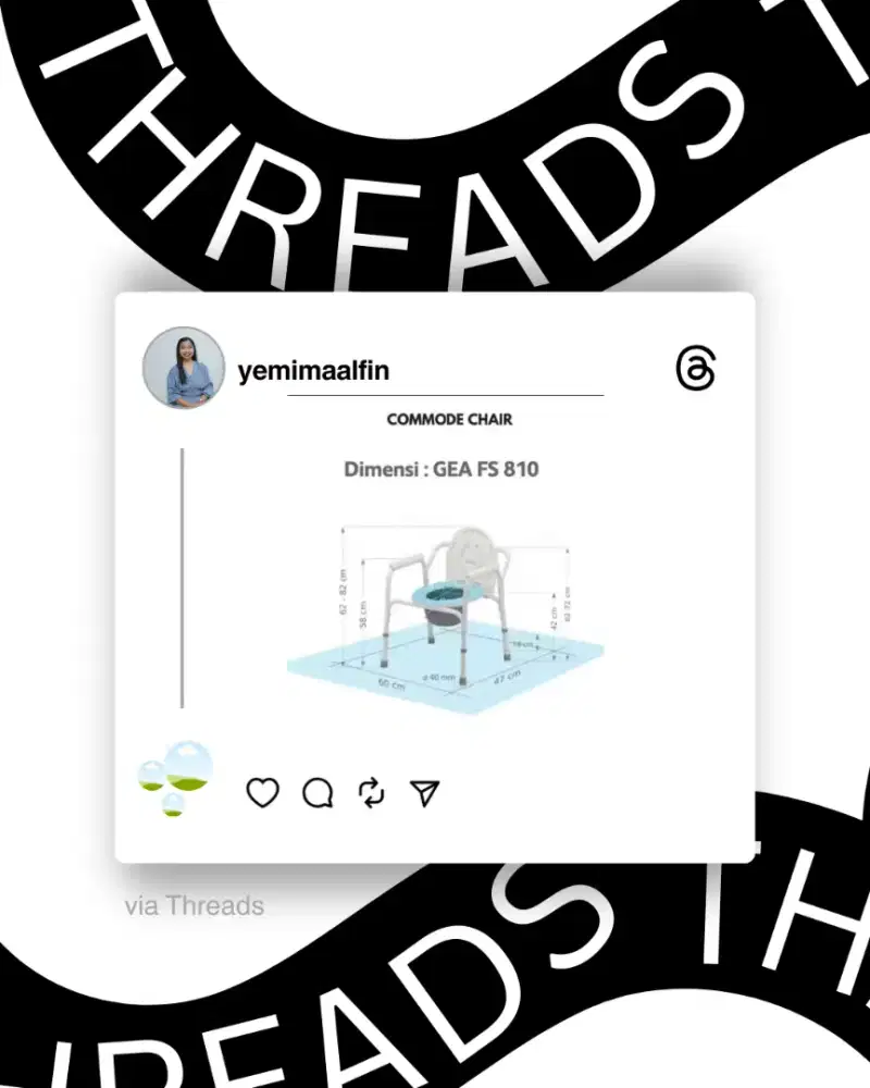 Kursi BAB/Commode Chair GEA FS 810