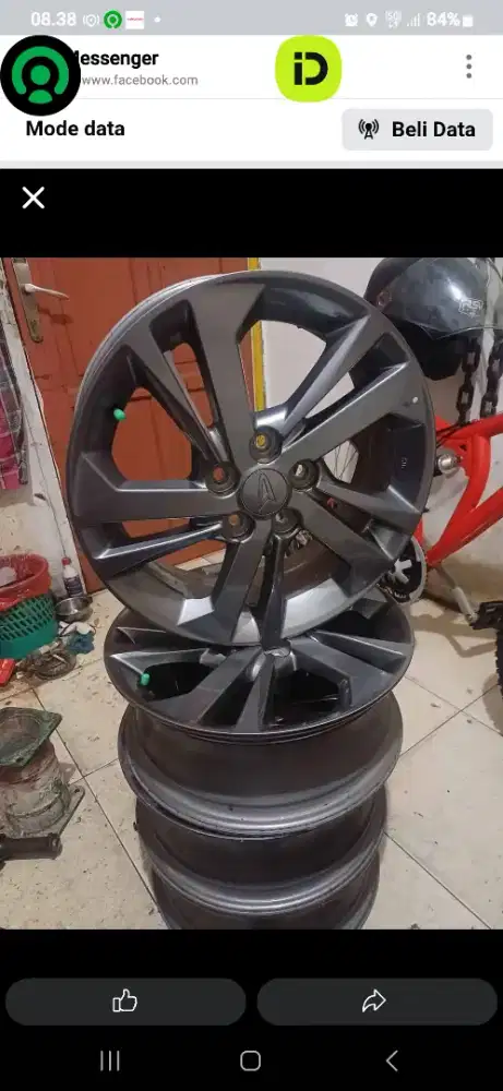 Velg all new xenia type R , 1.3  ring 15 ,