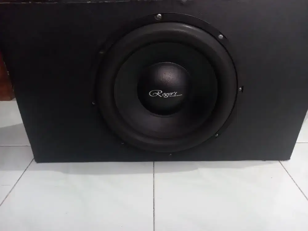 Speaker woofer 12 inch rogers mantap abiis