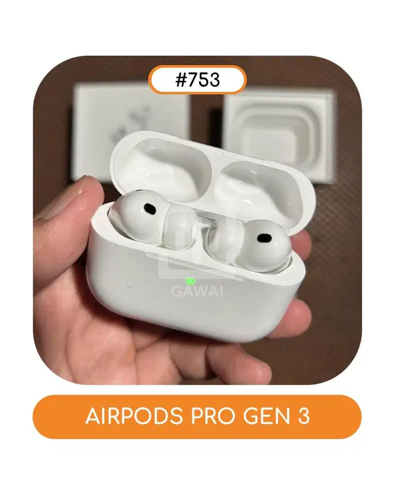 #753 Airpods Pro Gen 3 Garansi 26 February 2027
