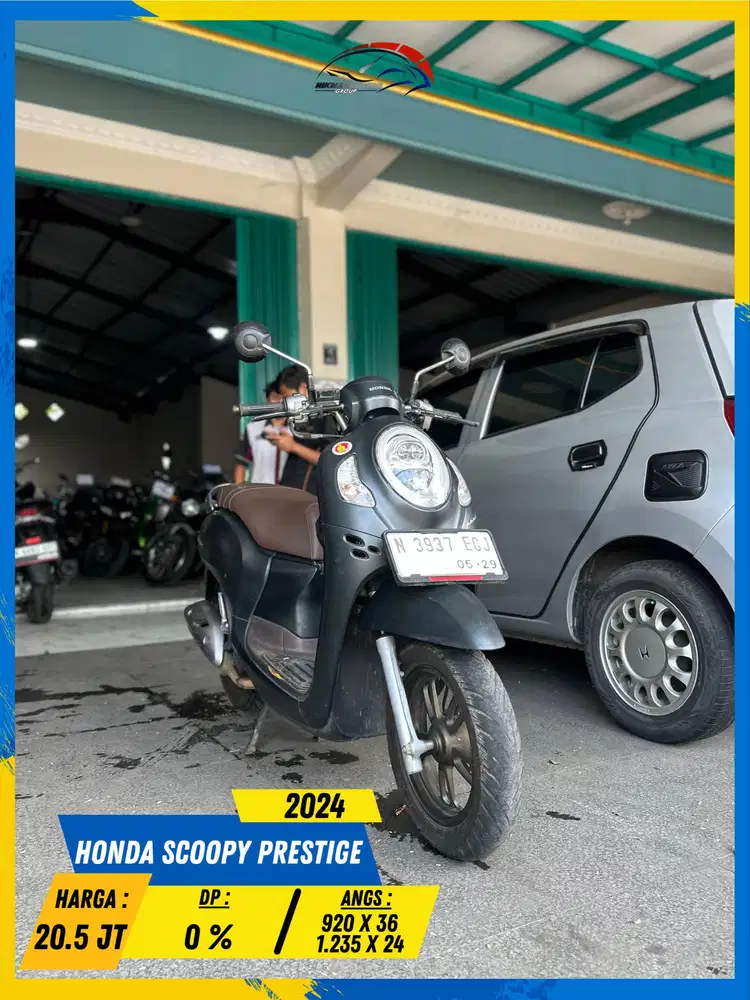 HONDA SCOOPY PRESTIGE 2024 LIKE NEW MASZEHH HIKMAH MOTOR KEPUH