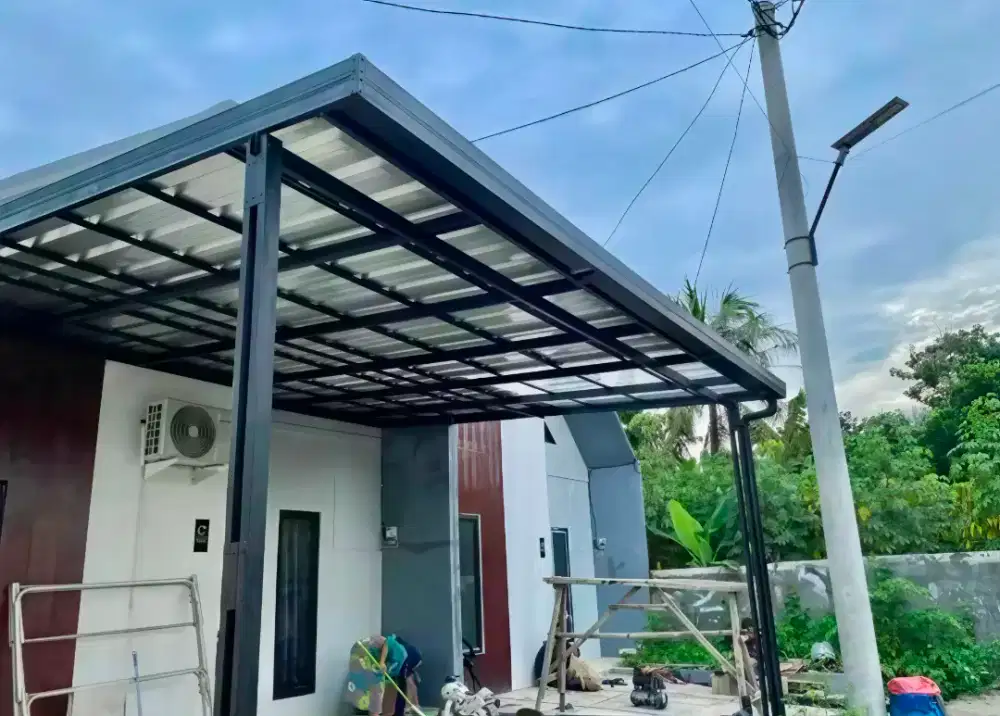 Kanopi rangka baja ringan SNI