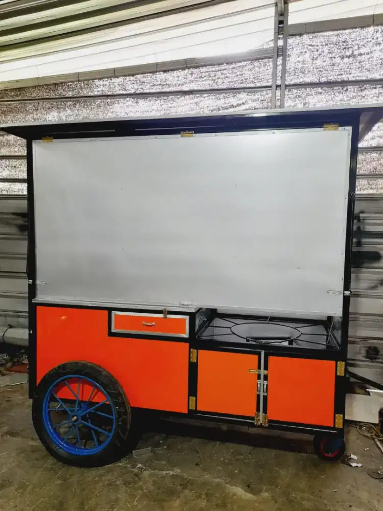 Jual gerobak besi dan kayu murah (COD)