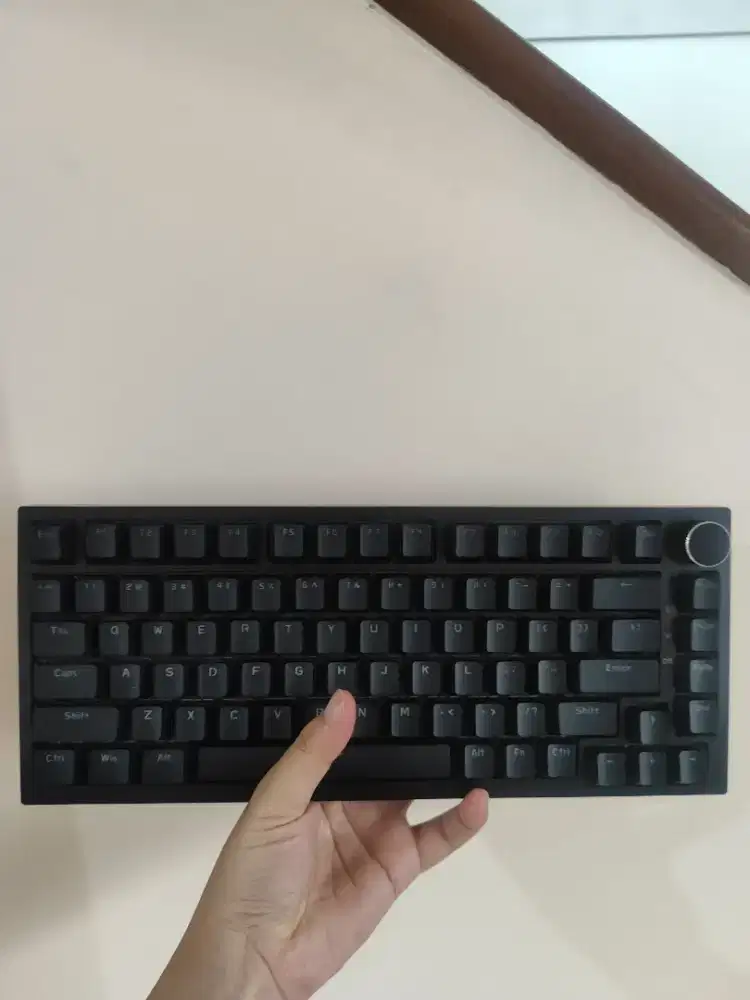 Keyboard mechanical Ajazz Ak820 75% knob red switch