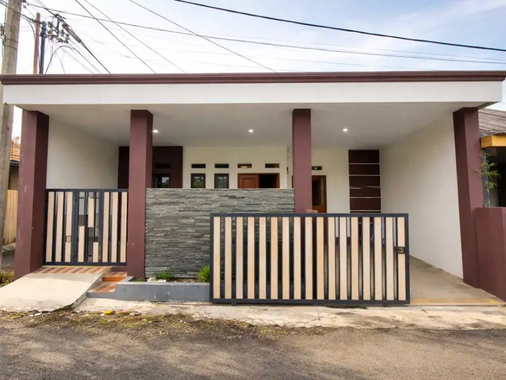 Rumah Hook Minimalis di Perumahan Kota Cianjur Siap Huni