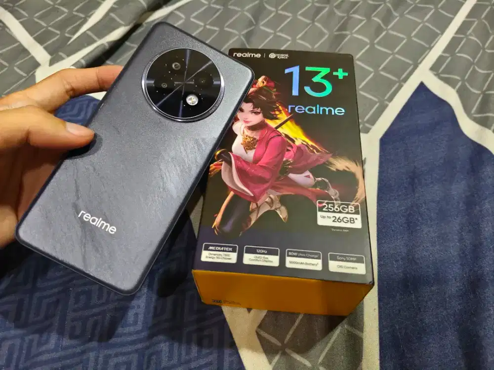 Realme 13 Plus 5G 12/256 fullset mulus