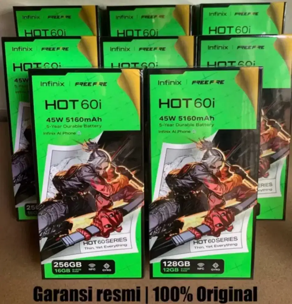 Murah new Infinix Hot 60i 8/256 lkp, bs TT