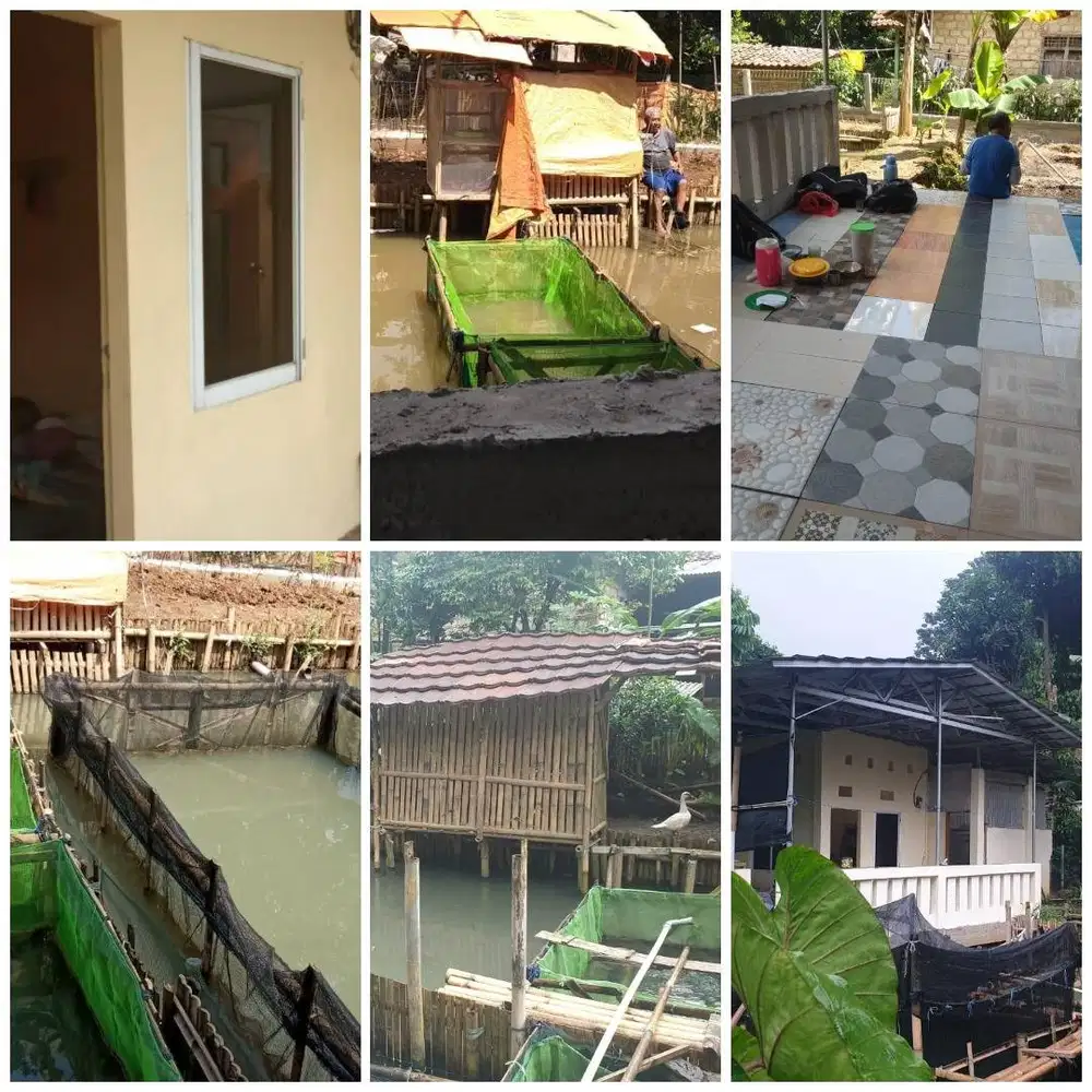 Saung, Balong, tanah dan bangunan Sukamakmur Ciapus Bogor