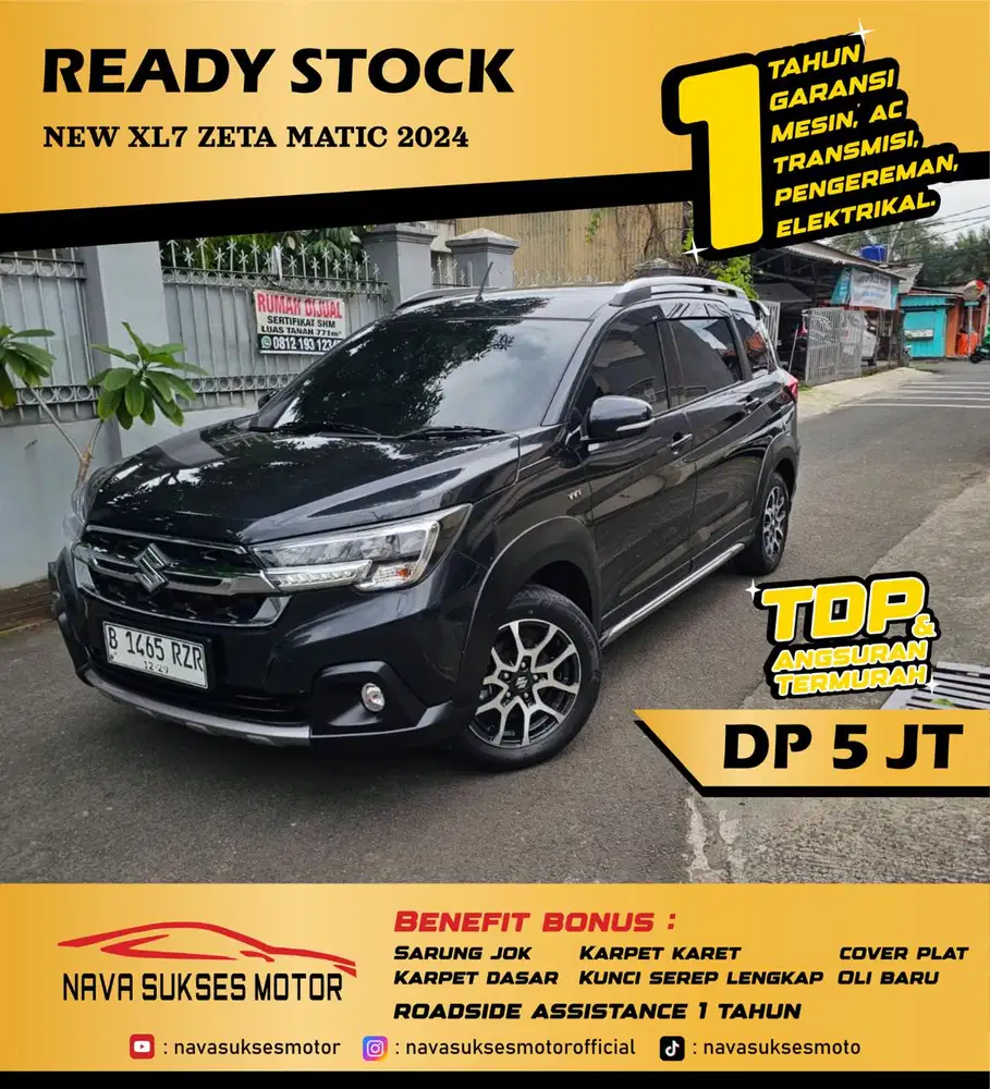 TDP 5 JUTA - XL7 ZETA MATIC 2024
