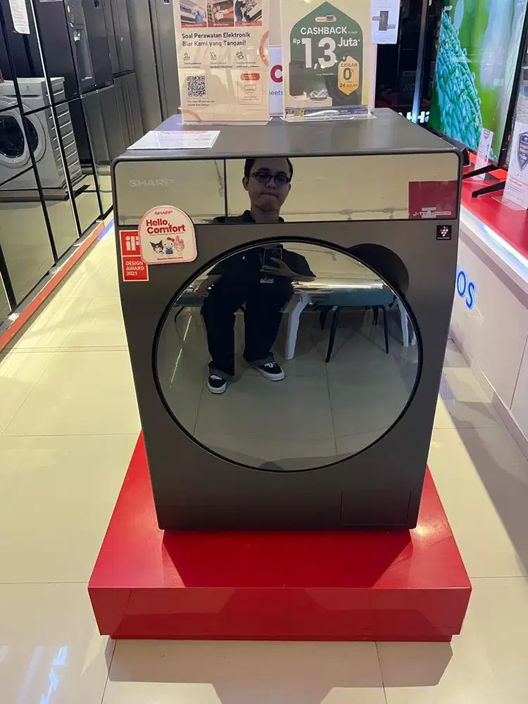 WM FRONT LOAD SHARP 10.5kg