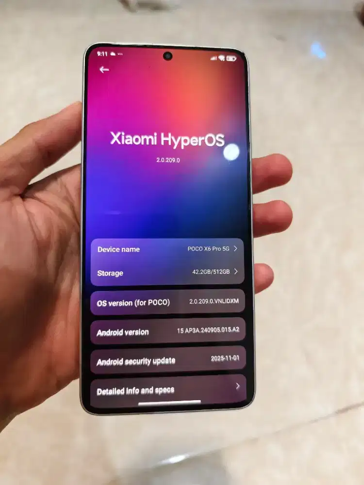 Poco X6 PRO 12/512 Lecet pemakaian