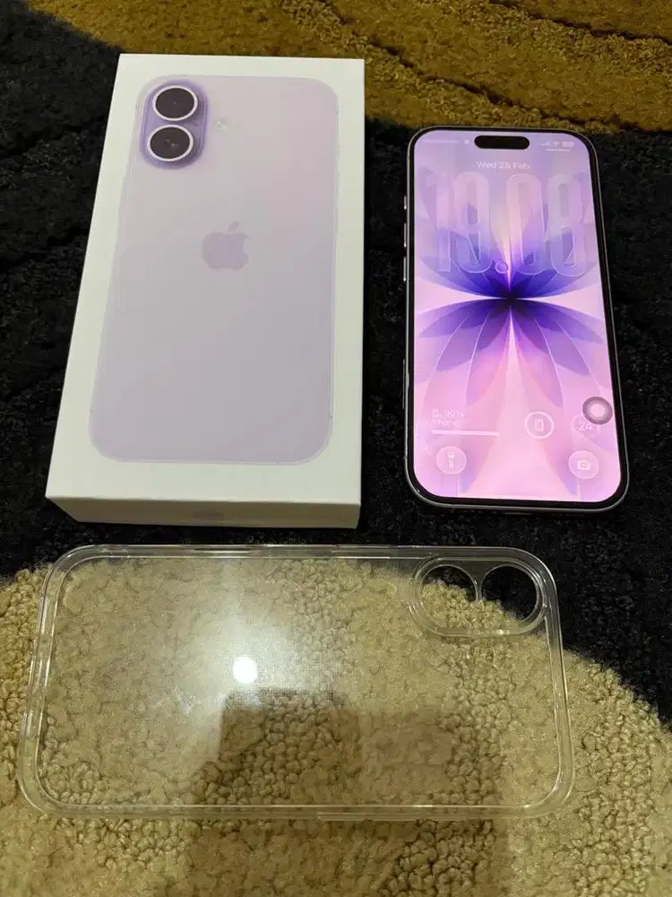 Iphone 17 256gb lavender simlock all operator 5G fullset inter LL/A