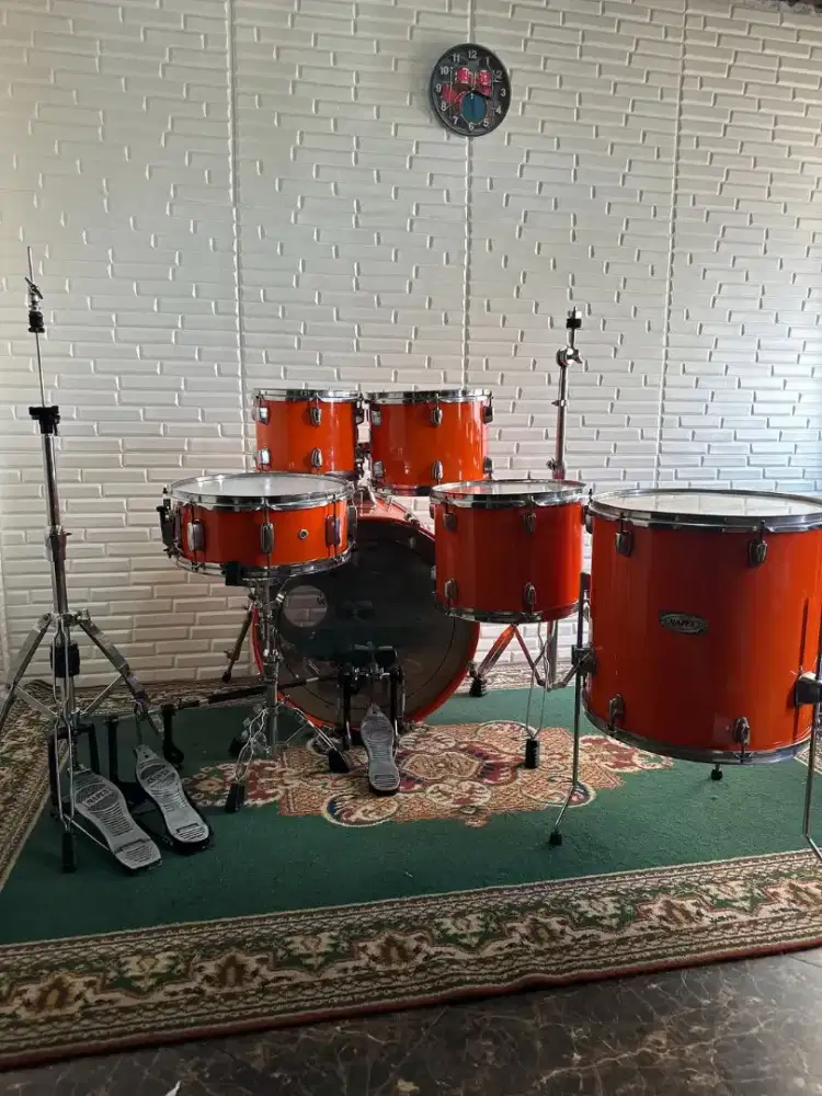 mapex M-birch + doble pedal