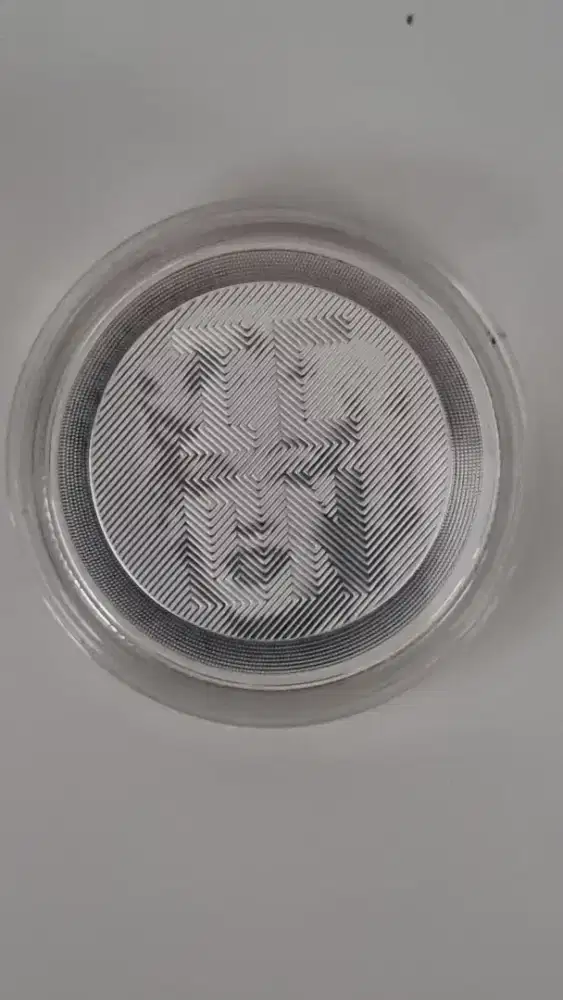 Koin Perak Fine silver 99.99 1 oz pressmint burg