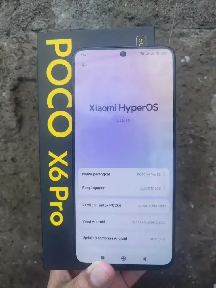 Jual POCO X6 Pro 12/512 GB Fullset Garansi Resmi