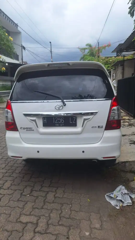 Grand Innova type G diesel, manual 2012 pol H asli pajak panjang