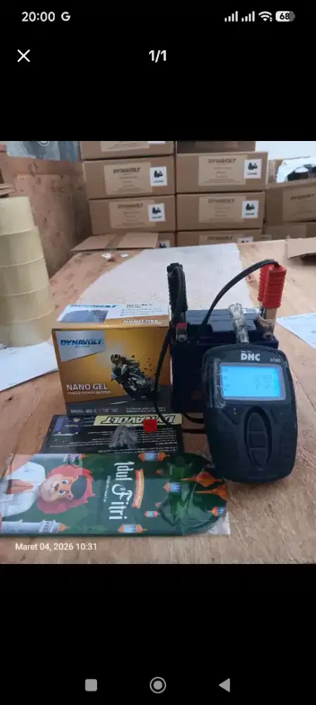 AKI DYNO VOLT Yamaha Nmax, Dll Nano Gel MG5L - BS - C