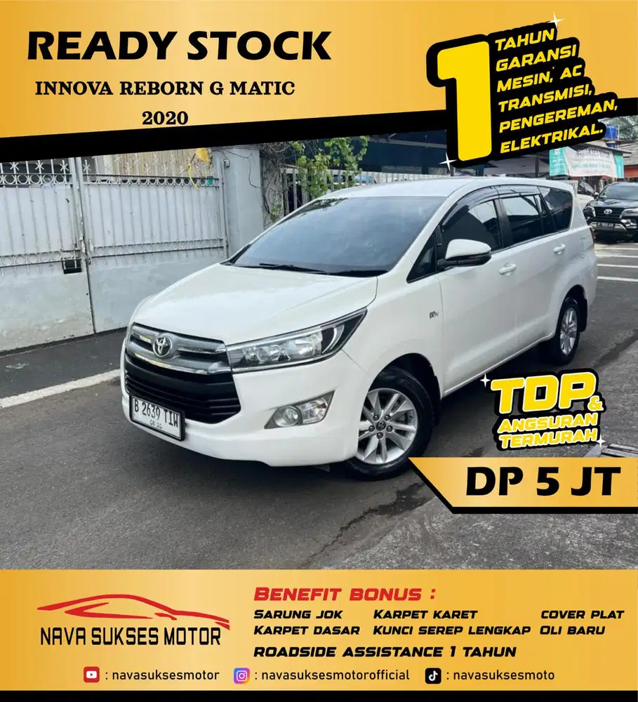 TDP 5 JUTA - INNOVA G MATIC 2020