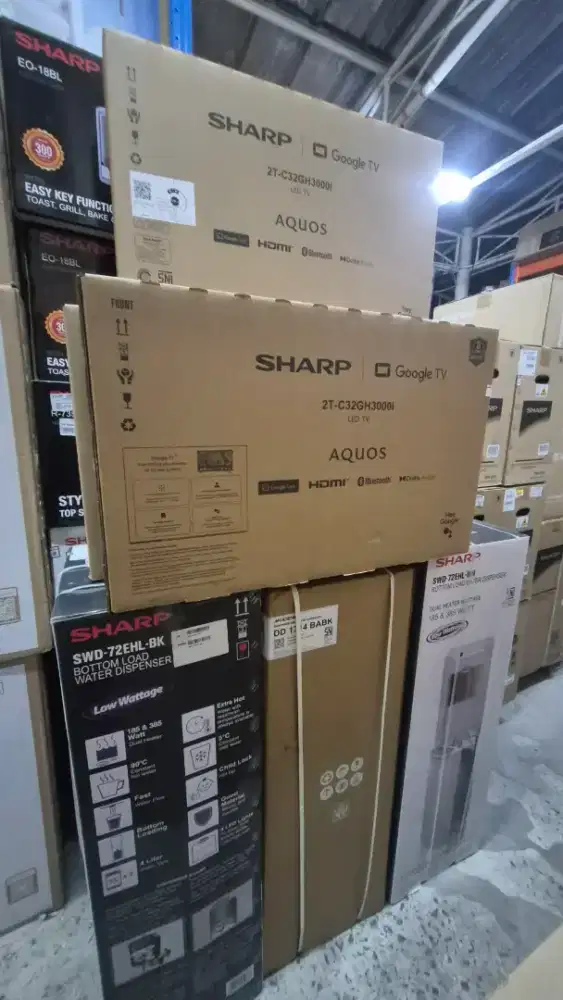 Ready stok tv 32 inc sharp google tv