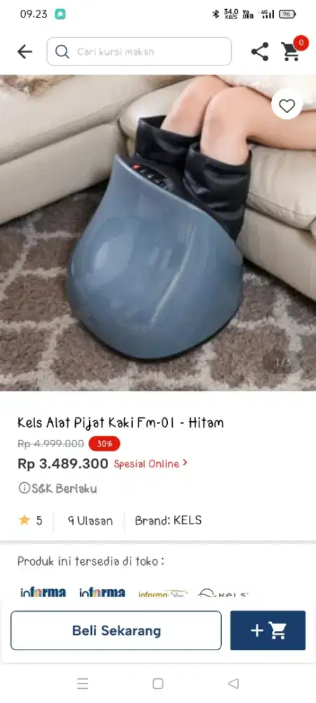 Promo alat pijat kaki