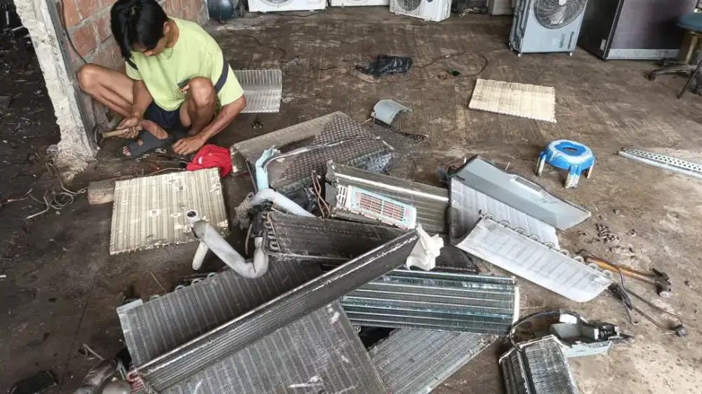 Terima AC rusak atau mati total