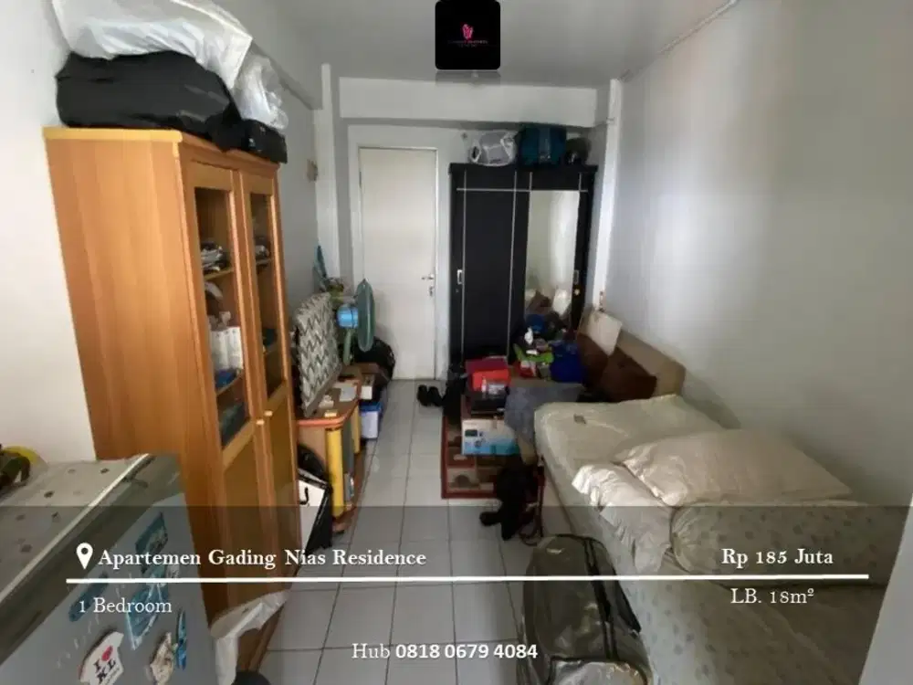 Dijual Apartement Gading Nias Residence Studio Mid Floor Full Furnished