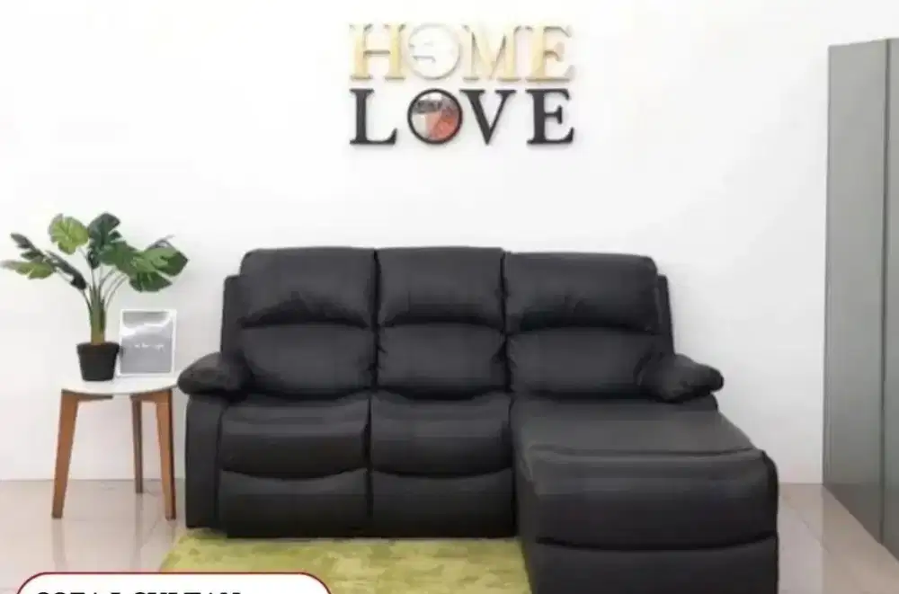 Sofa L Recliner 3 Dudukan Livertoon