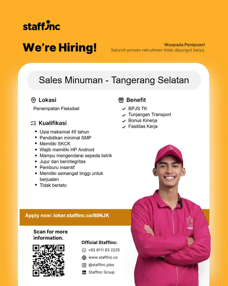 Sales Minuman - Tangerang Selatan