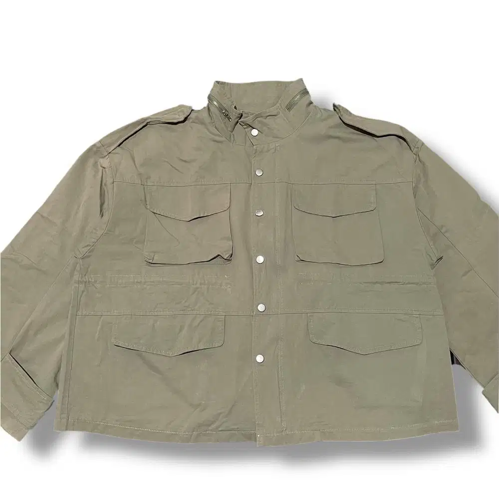 Parka Soft Green .no hoodie