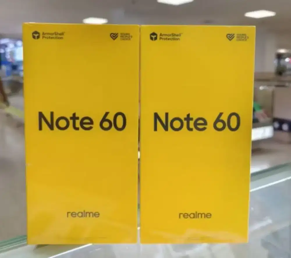 Murah new Realme Note 60 4/64 grs resmi, bs TT