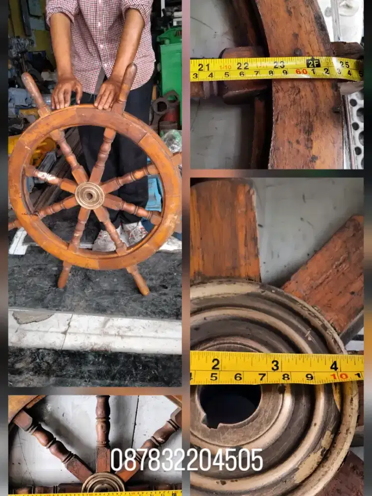 Setir Kapal Bahan Kayu Ready