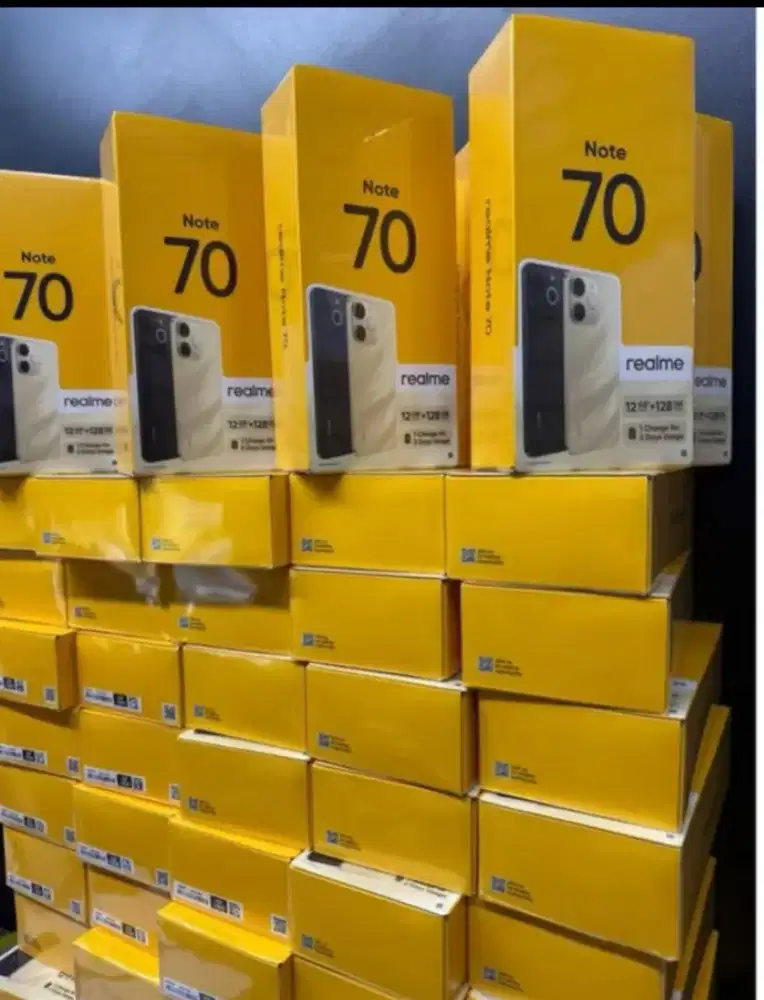 Murah new Realme Note 70 4/128 grs resmi, bs TT