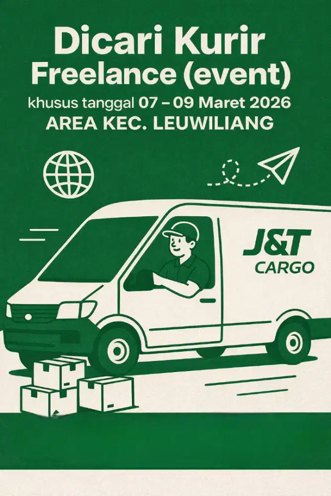 (Lw. Liang) Dicari Kurir Freelance Event