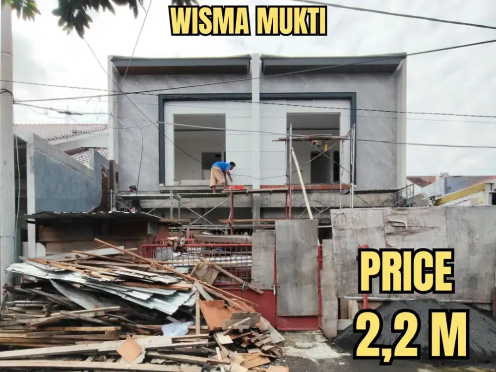 ‼️BARU GRESS 2 UNIT‼️RUMAH KLAMPIS SEMOLO WISMA MUKTI SURABAYA TIMUR. DEKAT MANYAR, MERR, KERTAJAYA, DHARMAHUSADA, SEMOLOWARU, Dsb