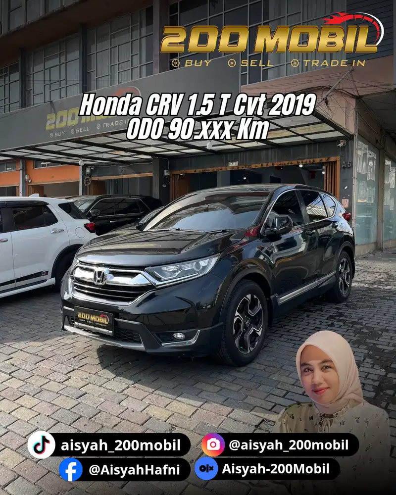 Honda CR-V 1.5T Cvt 2019 Bensin