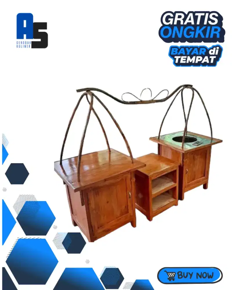 Gerobak usaha gerobak custom bayar COD