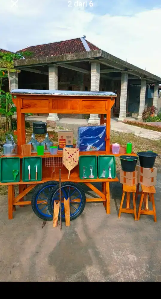 Jual gerobak angkringan murah (COD)