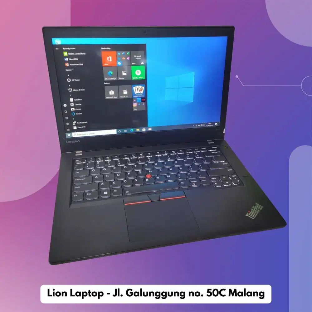 RAM 8GB SSD 256GB i5 Touchscreen Lenovo Thinkpad T470 [07|03]