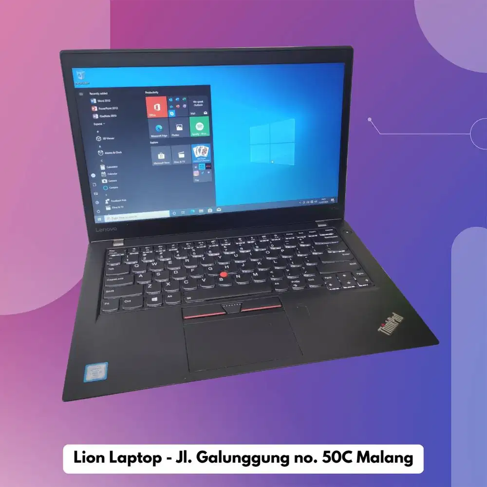 RAM 8GB SSD 256GB Core i7 SLIM Lenovo Thinkpad T470s [07|03]