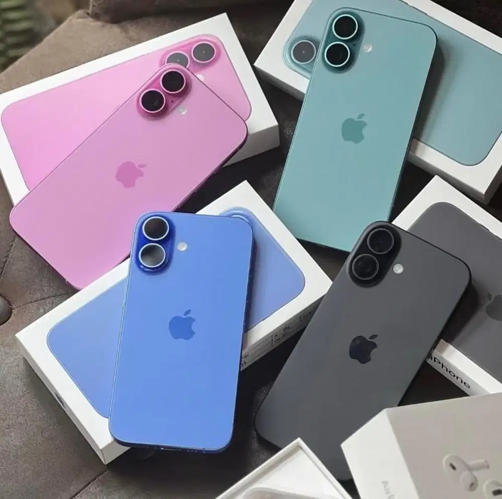 iphone 16 128gb pink promo free charge ori apple new garansi resmi 12