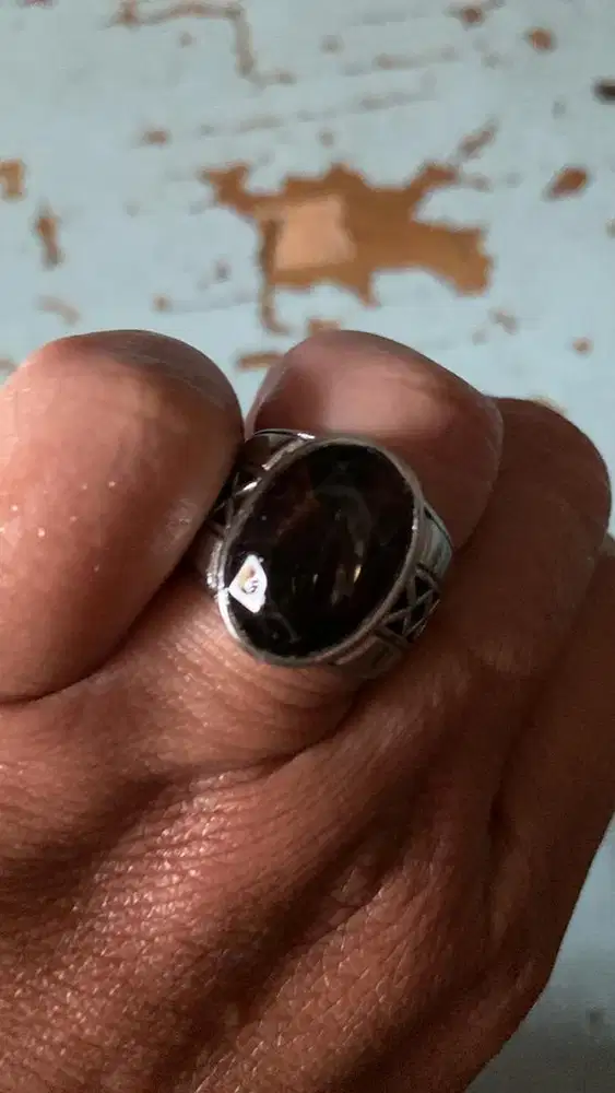 Dijual cincin batu garnet siap pakai