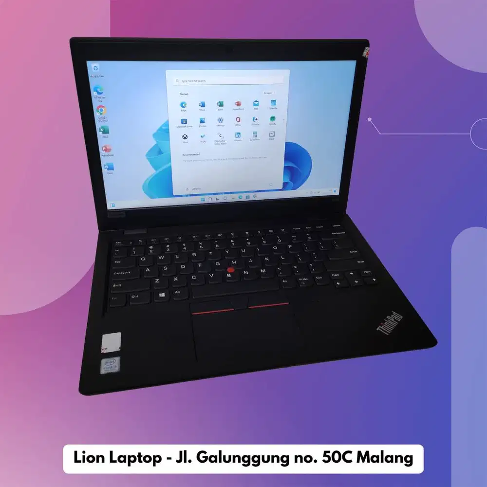 Core i5 Gen 8 RAM 8GB SSD 256GB Lenovo Thinkpad L390 [07|03]