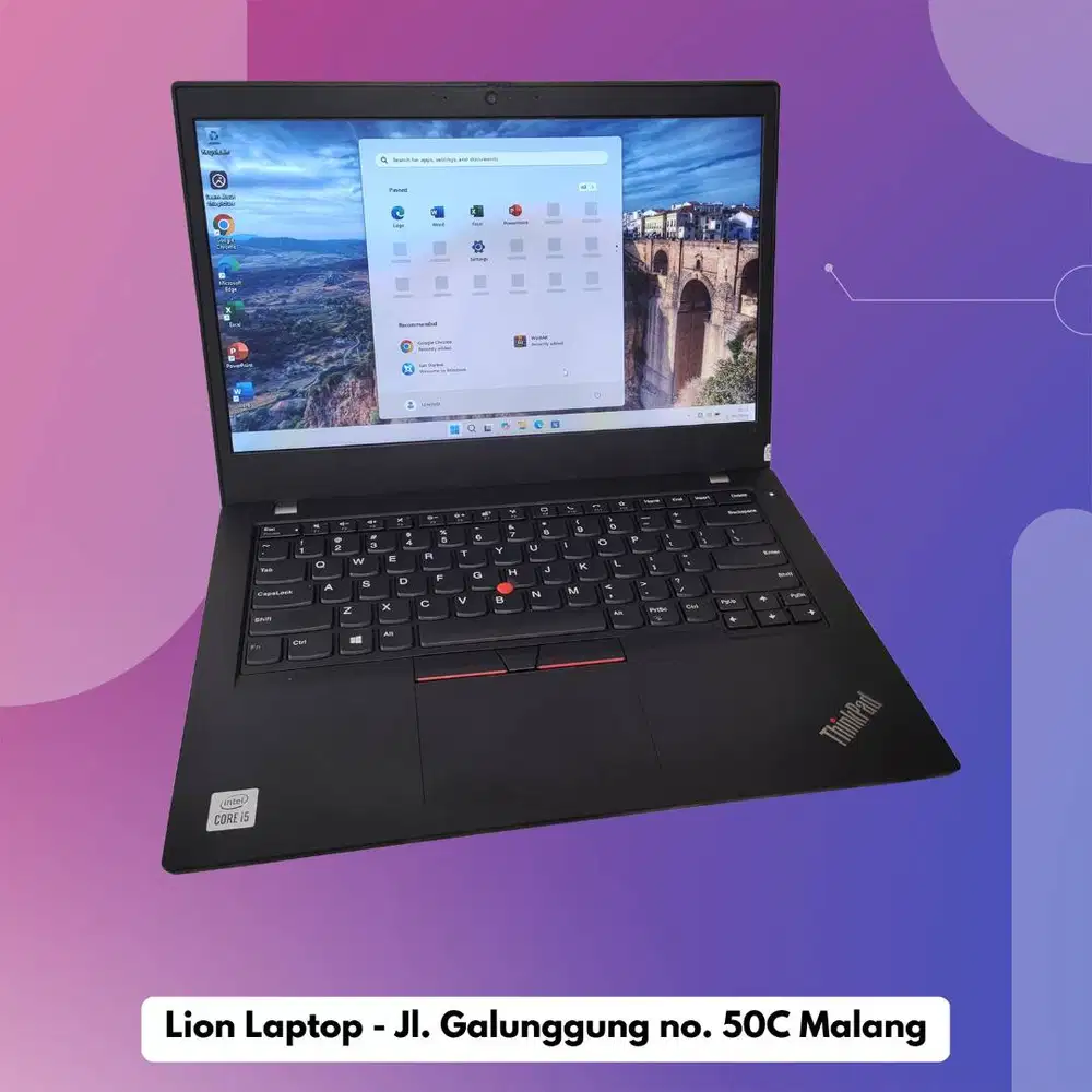 i5 Gen 10 Murah RAM 8GB SSD 256GB Lenovo Thinkpad L14 [07|03]