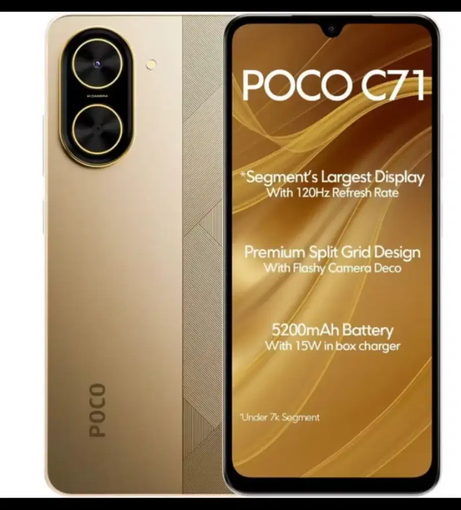 Murah new Poco C71 4/128 grs resmi, bs TT