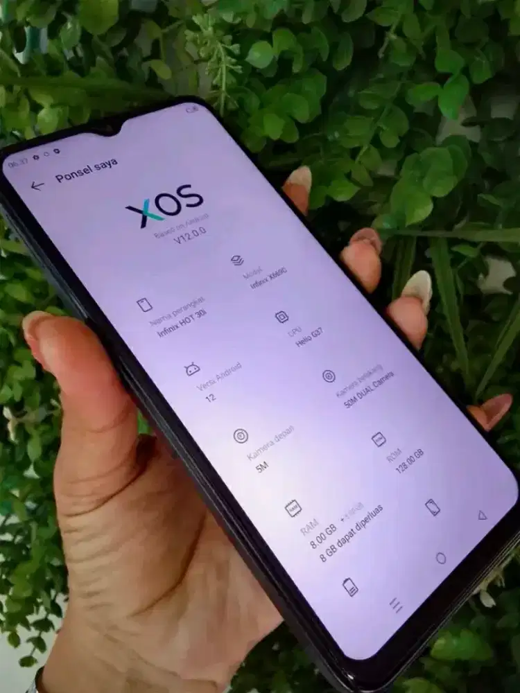 Infinix Hot 30i 8+8/128 Segel Orian No Minus