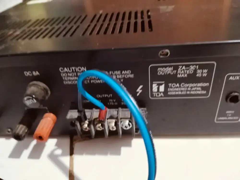 Ampli TOA ZA301 siap pakai